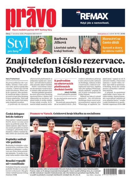 E-magazín Deník Právo - 7.7.2026 - Borgis, a.s.