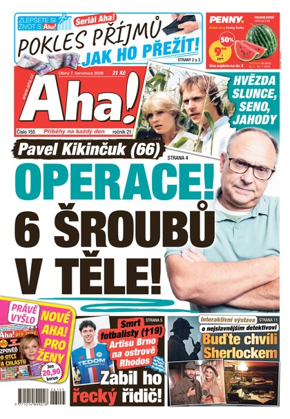 E-magazín AHA! - 07.07.2026 - CZECH NEWS CENTER a. s.