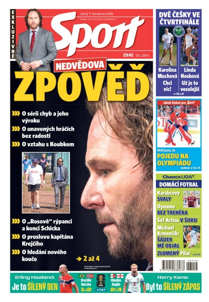 E-magazín Sport - 07.07.2026 - CZECH NEWS CENTER a. s.