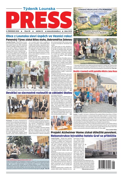 E-magazín Lounský Press č. 28/2026 - Ohře Media
