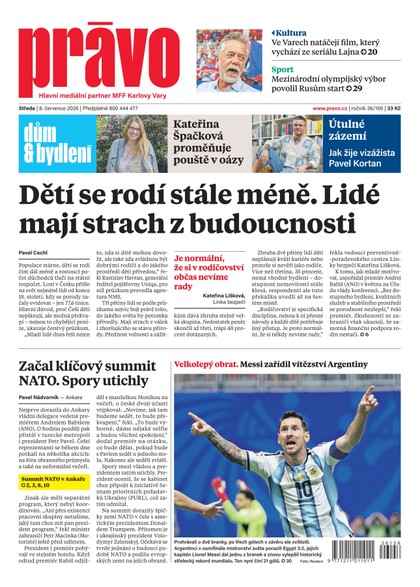 E-magazín Deník Právo - 8.7.2026 - Borgis, a.s.