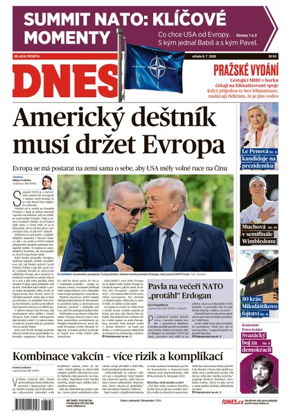 E-magazín MF DNES - 08.07.2026 - MAFRA, a.s.