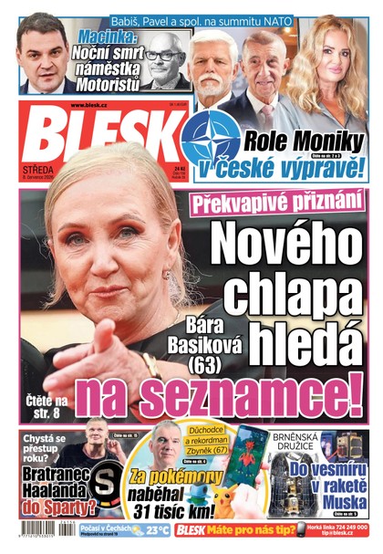 E-magazín Blesk - 08.07.2026 - CZECH NEWS CENTER a. s.