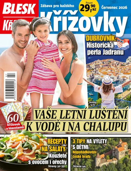 E-magazín BLESK KŘÍŽOVKY - 07/2026 - CZECH NEWS CENTER a. s.