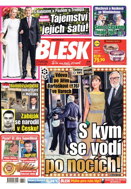 E-magazín Blesk - 09.07.2026 - CZECH NEWS CENTER a. s.