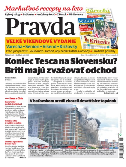 E-magazín Denník Pravda 10. 7. 2026 - OUR MEDIA SR a. s.