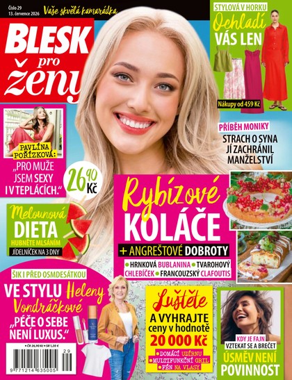 E-magazín BLESK PRO ŽENY - 29/2026 - CZECH NEWS CENTER a. s.