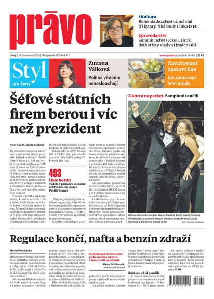 E-magazín Deník Právo - 14.7.2026 - Borgis, a.s.