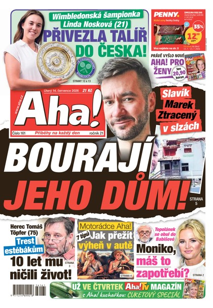 E-magazín AHA! - 14.07.2026 - CZECH NEWS CENTER a. s.