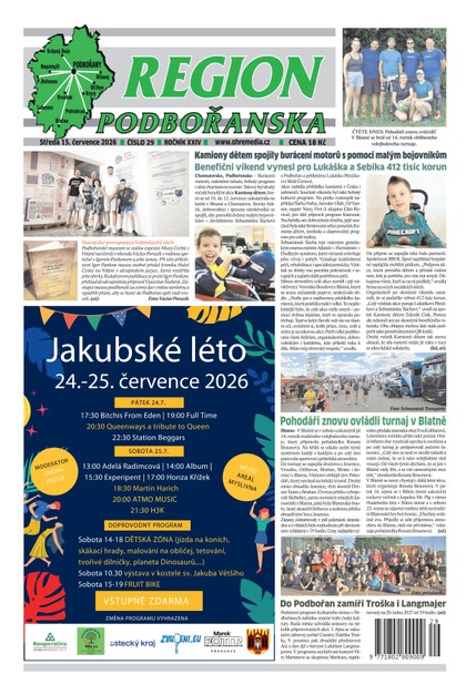 E-magazín Region Podbořanska č. 29/2026 - Ohře Media