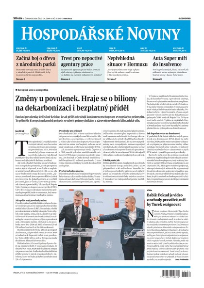 E-magazín HN 134 - 15.7.2026 - Economia, a.s.