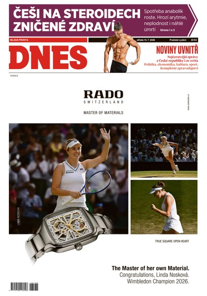 E-magazín MF DNES - 15.07.2026 - MAFRA, a.s.