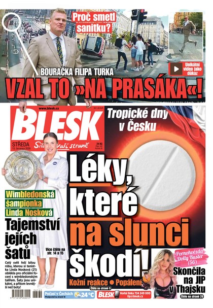 E-magazín Blesk - 15.07.2026 - CZECH NEWS CENTER a. s.