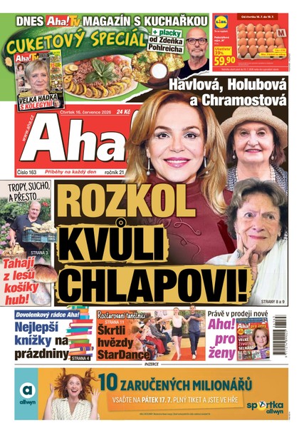 E-magazín AHA! - 16.07.2026 - CZECH NEWS CENTER a. s.