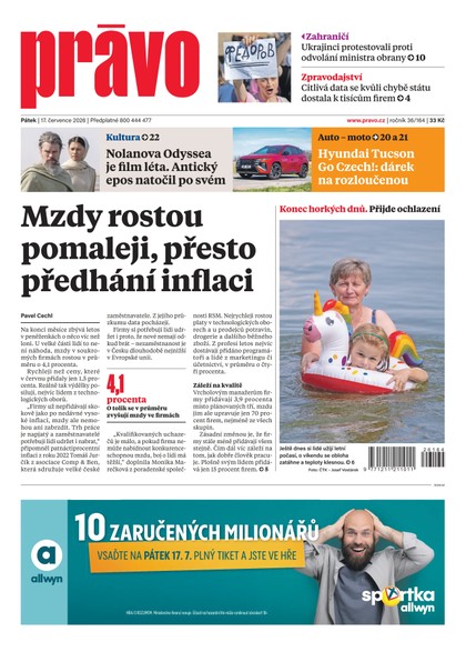 E-magazín Deník Právo - 17.7.2026 - Borgis, a.s.
