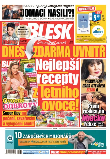 E-magazín Blesk - 17.07.2026 - CZECH NEWS CENTER a. s.