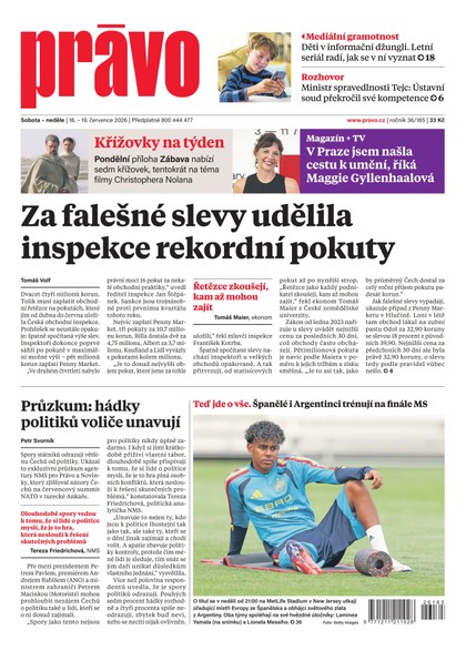 E-magazín Deník Právo - 18.7.2026 - Borgis, a.s.