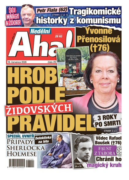 E-magazín NEDĚLNÍ AHA! - 19.07.2026 - CZECH NEWS CENTER a. s.