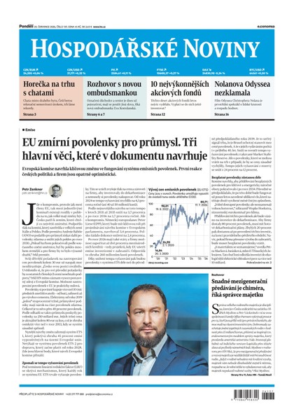 E-magazín HN 137 - 20.7.2026 - Economia, a.s.