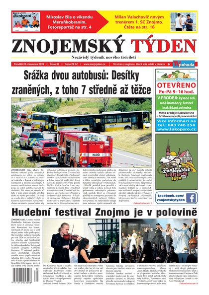 E-magazín Znojemský týden 30/2026 - Znojemský týden