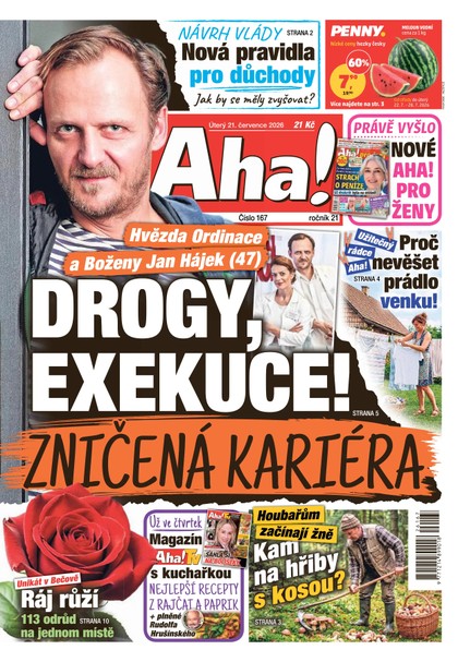 E-magazín AHA! - 21.07.2026 - CZECH NEWS CENTER a. s.