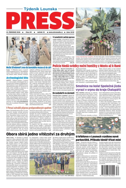 E-magazín Lounský Press č. 30/2026 - Ohře Media
