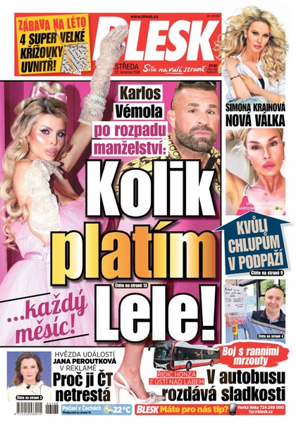 E-magazín Blesk - 22.07.2026 - CZECH NEWS CENTER a. s.