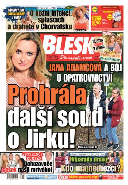 E-magazín Blesk - 23.07.2026 - CZECH NEWS CENTER a. s.