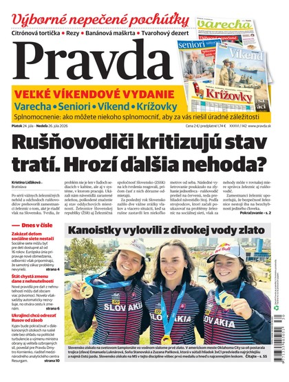 E-magazín Denník Pravda 24. 7. 2026 - OUR MEDIA SR a. s.