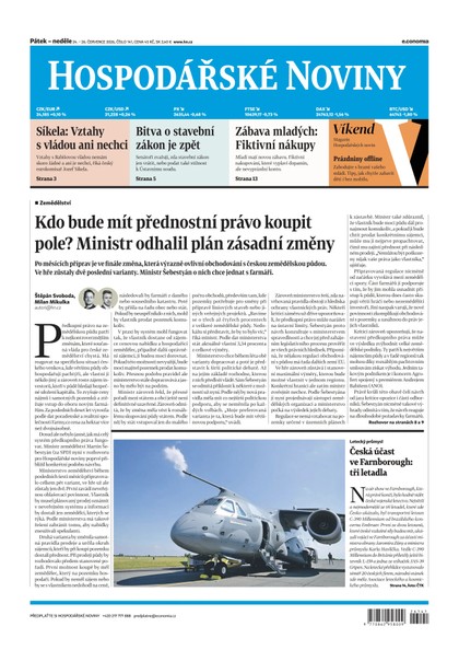E-magazín HN 141 - 24.7.2026 - Economia, a.s.