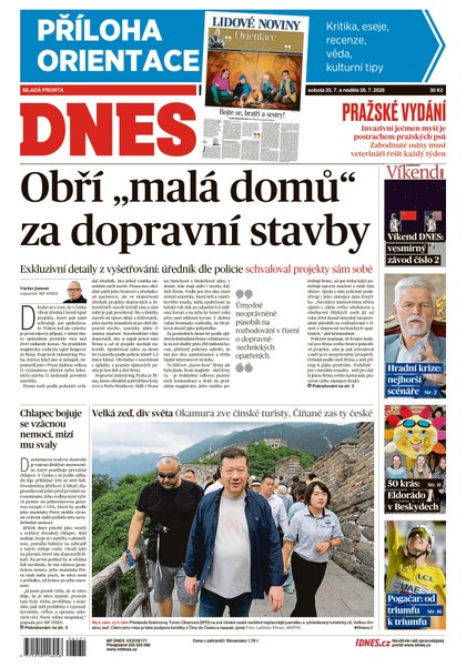 E-magazín MF DNES - 25.07.2026 - MAFRA, a.s.