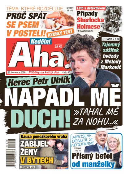 E-magazín NEDĚLNÍ AHA! - 26.07.2026 - CZECH NEWS CENTER a. s.