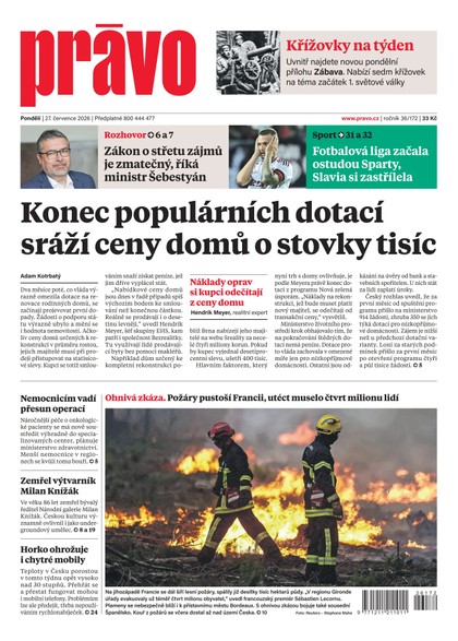 E-magazín Deník Právo - 27.7.2026 - Borgis, a.s.