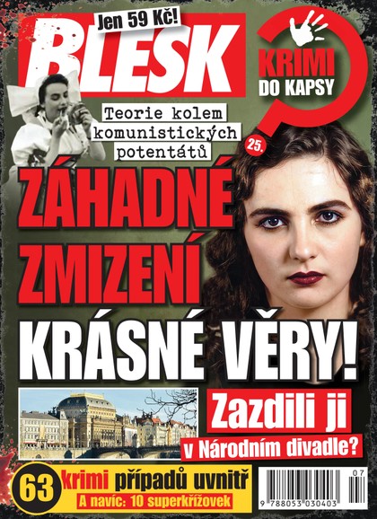E-magazín Blesk krimi do kapsy č.7/2026 - CZECH NEWS CENTER a. s.