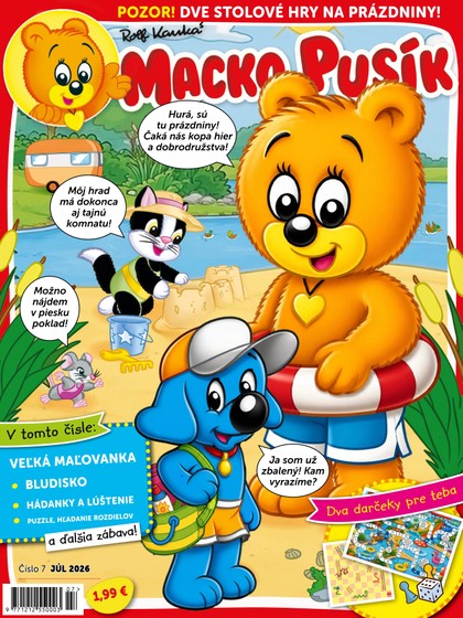 E-magazín Macko Pusík 7/2026 - Pražská vydavatelská společnost