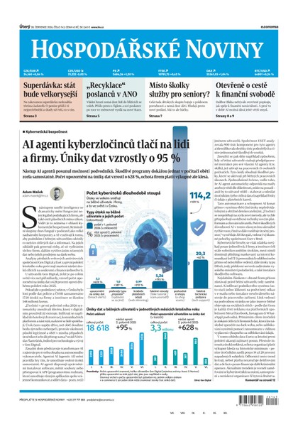 E-magazín HN 143 - 28.7.2026 	 - Economia, a.s.