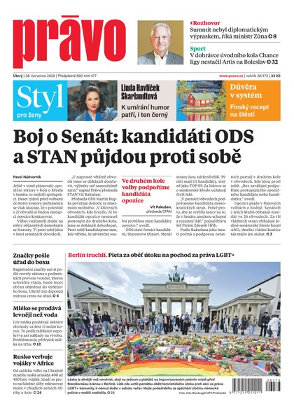 E-magazín Deník Právo - 28.7.2026 - Borgis, a.s.