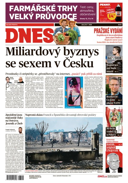 E-magazín MF DNES - 28.07.2026 - MAFRA, a.s.