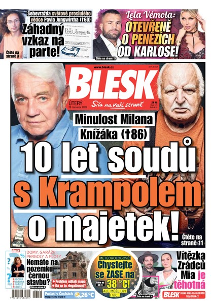 E-magazín Blesk - 28.07.2026 - CZECH NEWS CENTER a. s.