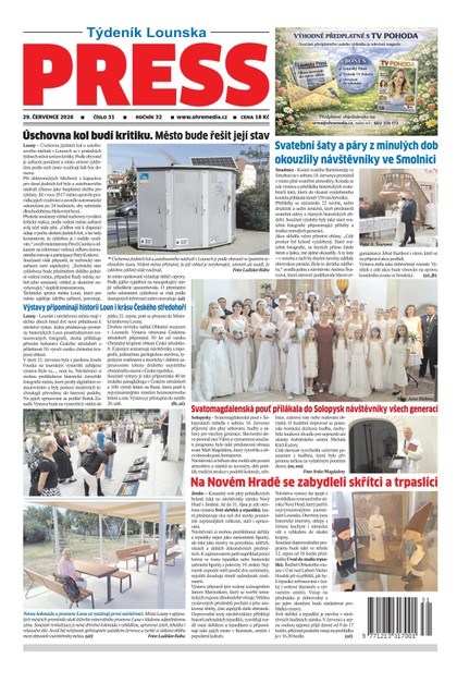 E-magazín Lounský Press č. 31/2026 - Ohře Media