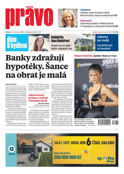 E-magazín Deník Právo - 29.7.2026 - Borgis, a.s.