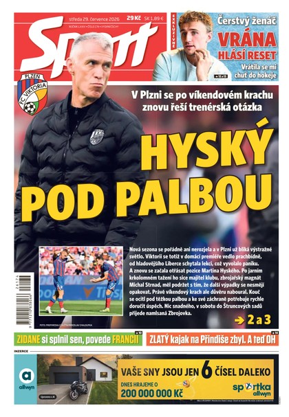 E-magazín Sport - 29.07.2026 - CZECH NEWS CENTER a. s.