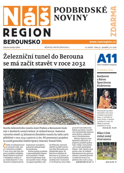 E-magazín Náš Region - Berounsko 32/2026 - A 11 s.r.o.