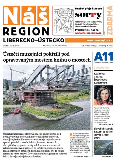 E-magazín Náš Region - Ústecko 32/2026 - A 11 s.r.o.