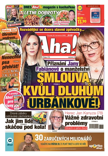 E-magazín AHA! - 30.07.2026 - CZECH NEWS CENTER a. s.