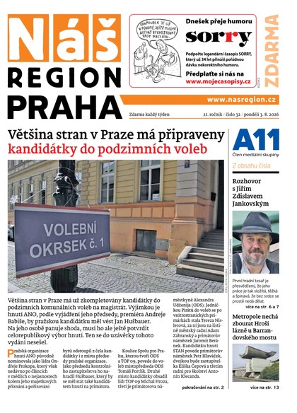 E-magazín Náš Region - Praha 32/2026 - A 11 s.r.o.