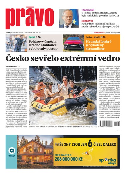 E-magazín Deník Právo - 31.7.2026 - Borgis, a.s.