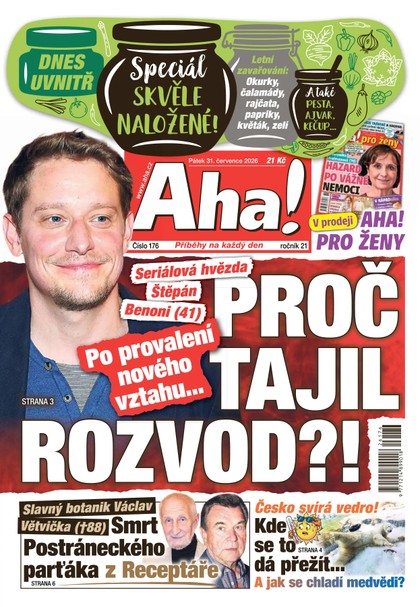 E-magazín AHA! - 31.07.2026 - CZECH NEWS CENTER a. s.