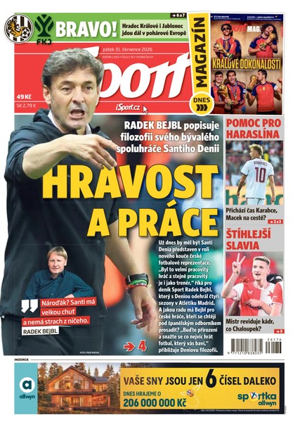 E-magazín Sport - 31.07.2026 - CZECH NEWS CENTER a. s.