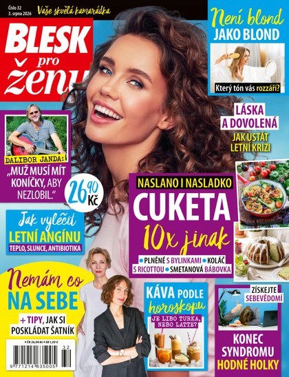 E-magazín BLESK PRO ŽENY - 32/2026 - CZECH NEWS CENTER a. s.